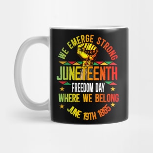 Juneteenth 1865 Celebrate Independence Day Mug